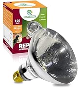 Amazon | REPTI HOME UVA UVB 爬虫類ライト ソーラーグロー UV 100W